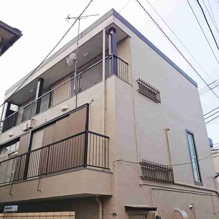 鉄骨造住宅モルタル外壁