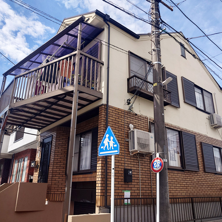 木造住宅モルタル外壁