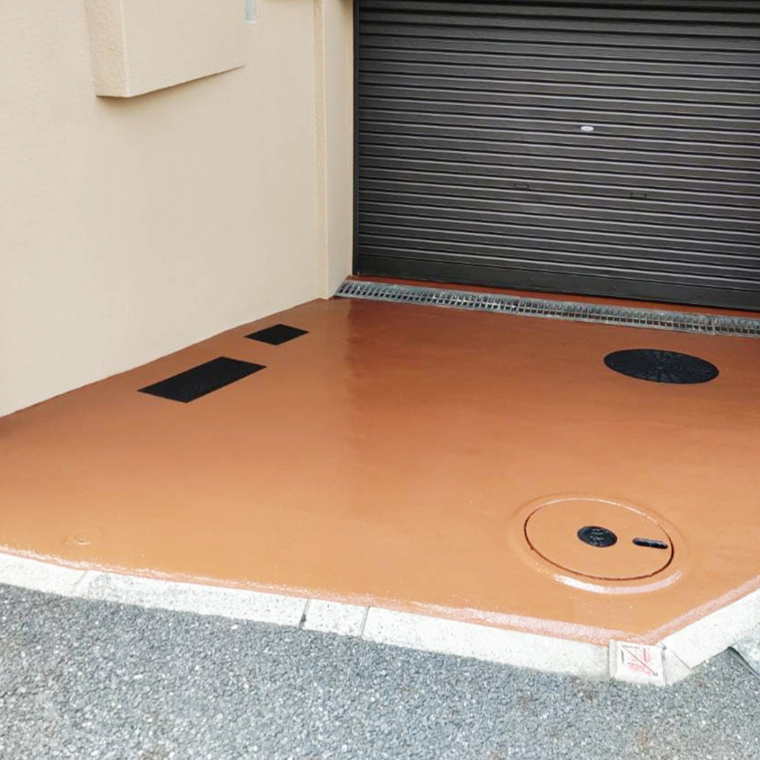駐車場床面